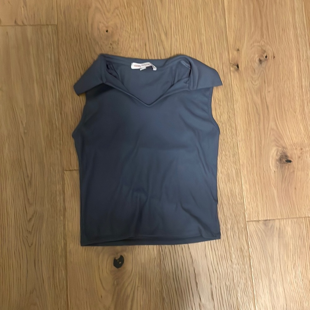 Dark blue top